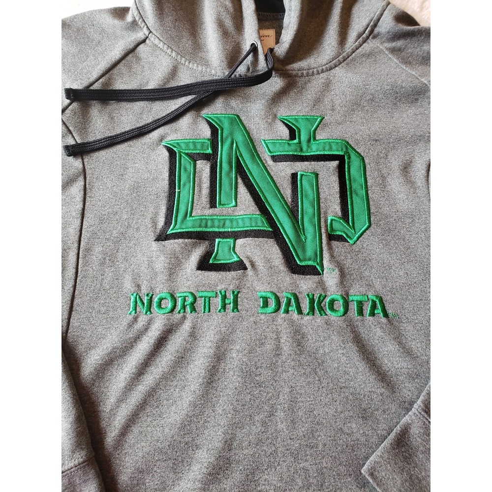 North Dakota XXL Fighting Hawks NCAA Women's Hooded‎ Sweatshirt Pullover EUC